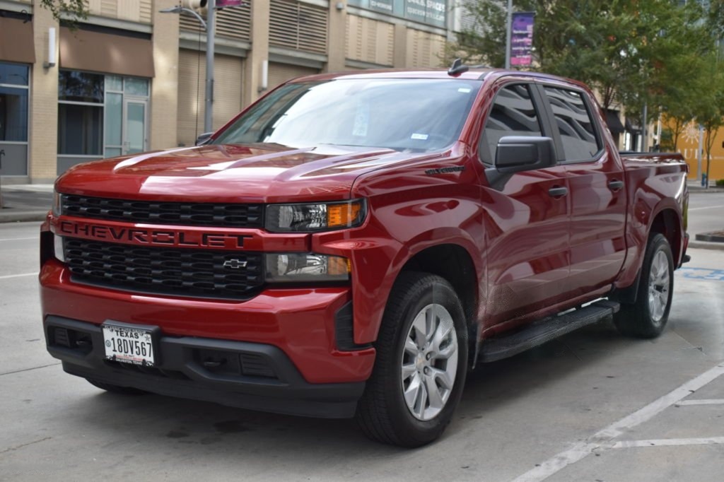 Cherry Red Chevy Silverado