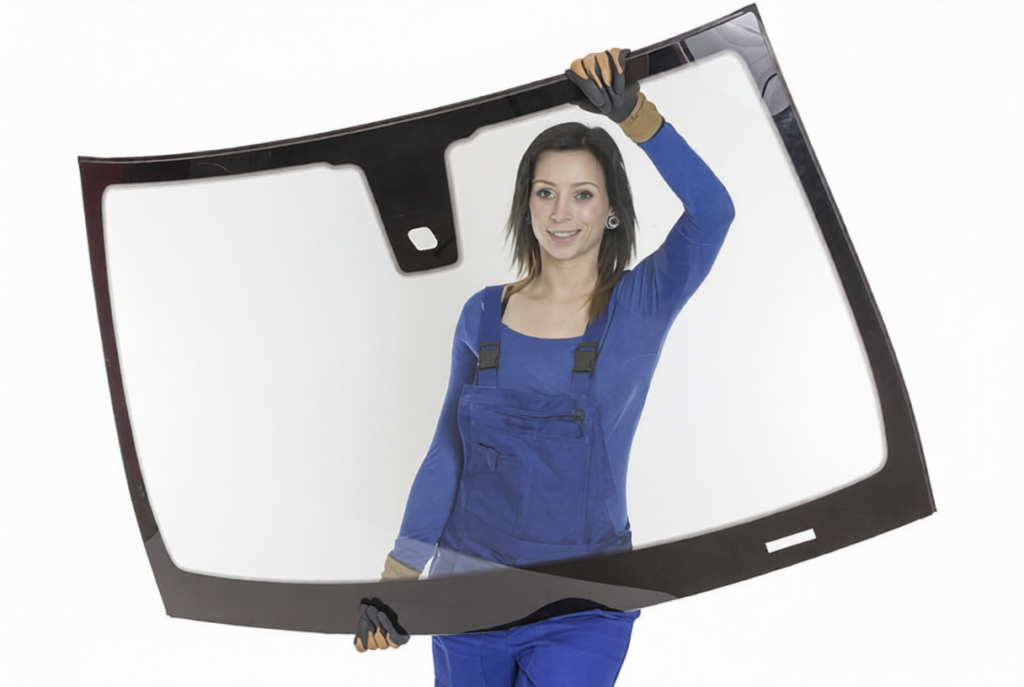 Glasser with windscreen or windshield