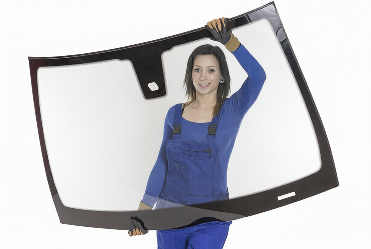 Glasser with windscreen or windshield