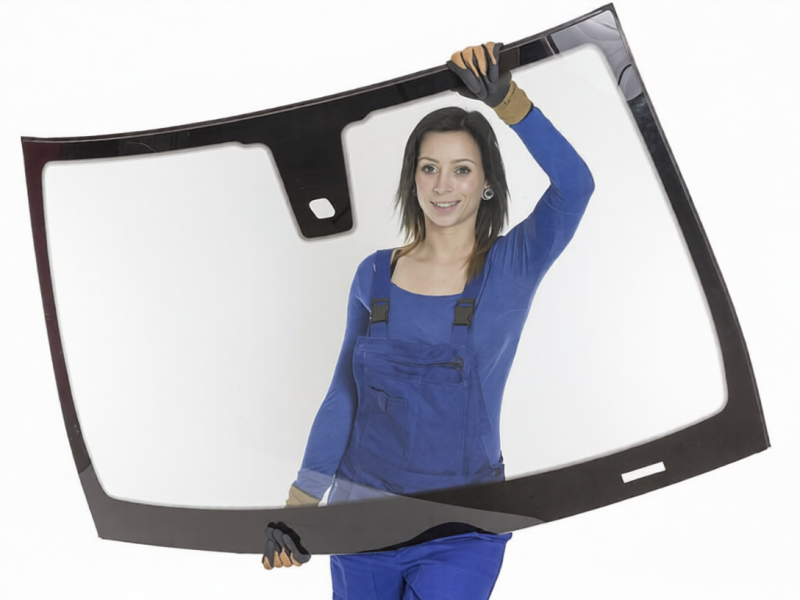 Glasser with windscreen or windshield