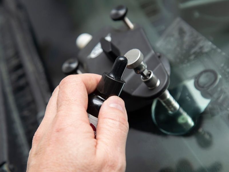 Repair of chips and cracks on car windows