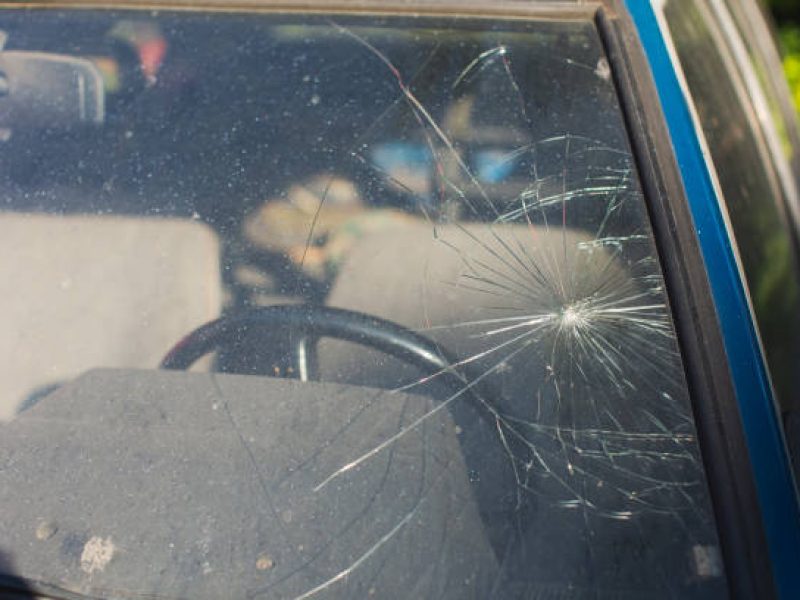 cracked windshield