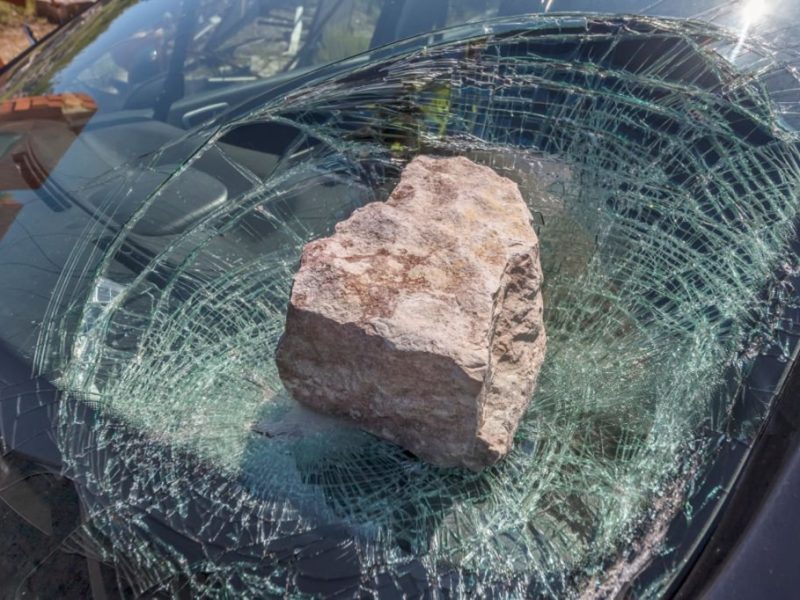 rock hits on windshield